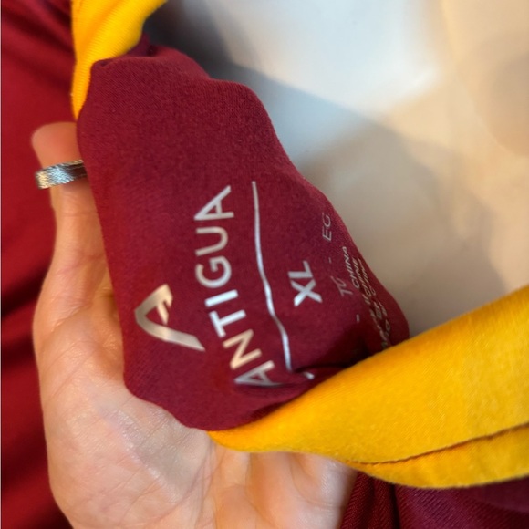 NWT Washington Commanders Augusta Sportswear Maroon and Yellow Pullover xl - Picture 4 of 4